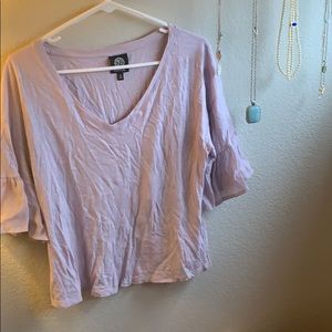 Bobeau Pastel Purple Blouse